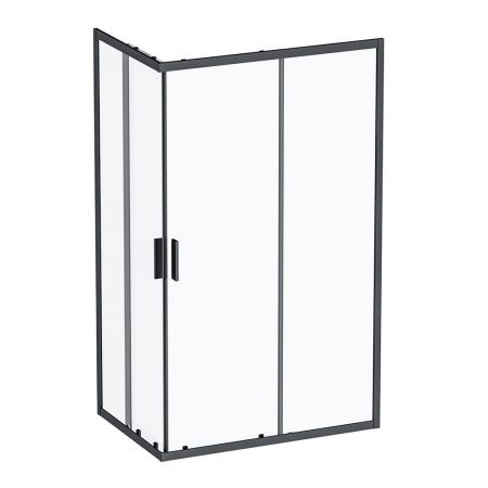 Душевой уголок Am.Pm Gem S W93G-404-120280-BT 120х80 стекло прозрачное профиль черный без поддона