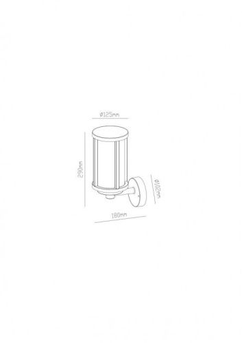 Уличный настенный светильник Arte Lamp Toronto (Торонто) A1036AL-1BK - фото 5