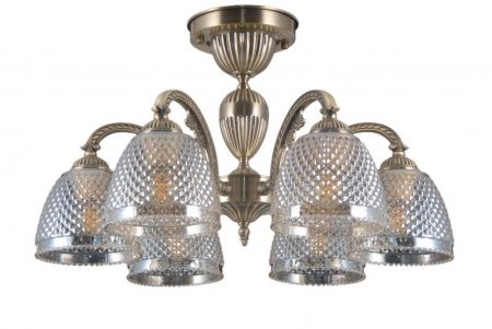 Люстра на штанге Natali Kovaltseva 76059 76059/6C ANTIQUE