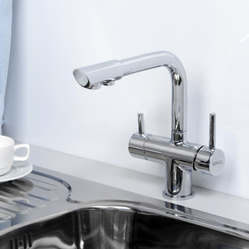 Смеситель для кухни Wasserkraft Кухонные смесители A8017 на мойку хром - фото 2