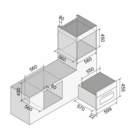 Духовой шкаф Ilve 645SCHSW/BUG
