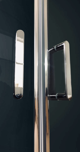 Душевой уголок Royal Bath BK RB8120BK-T-CH-L 120х80 стекло прозрачное профиль хром глянцевый - фото 4