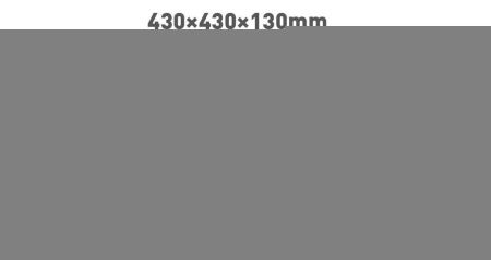 Раковина керамическая Art&Max AM170-T 40х40 накладная цвет белый