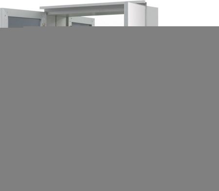 Зеркало-шкаф De Aqua Алюминиум 00261765 70х80 подвесной