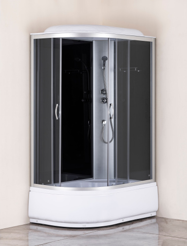 Душевая кабина Taliente TA-12080G(R) 120х80 асимметричная с крышей - фото 2