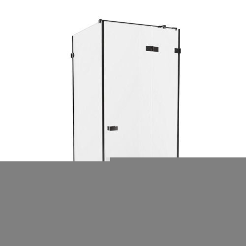 Душевой уголок New Trendy AVEXA Black EXK-1591 100х100 стекло прозрачное профиль черный без поддона