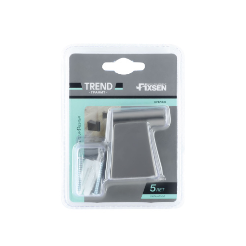 Крючок для ванной Fixsen Trend graphite FX-98005 - фото 2