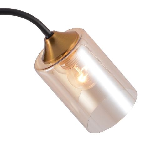 Светильник потолочный Reluce 01608-0.3-02 BK+BRASS