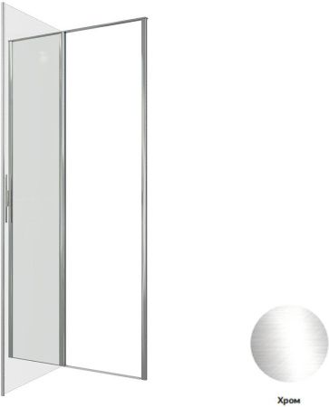 Душевая дверь Allen Brau Priority 3.31028.00 100х200 стекло прозрачное профиль хром