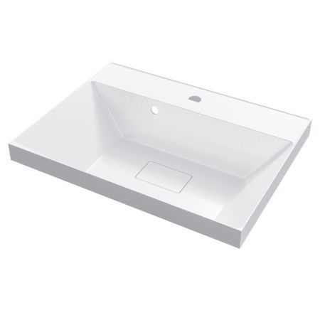 Раковина из искусственного камня Uperwood Classic New 291021024 60х50 полувстраиваемая цвет белый