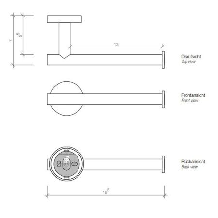 Бумагодержатель Decor Walther Basic 530000