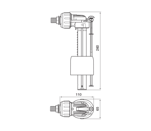Сливной клапан Oli COMPACT 561598 - фото 2