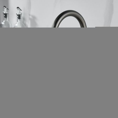 Смеситель для кухни Raffine F103T на мойку оружейная сталь