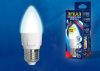 Лампа светодиодная диммируемая Uniel LED-C37 7W/4000K/E14/FR/DIM PLP01WH картон