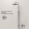 Душевая стойка Wasserkraft A017 настенная цвет хром