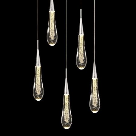 Светильник подвесной Delight Collection Pour (Поур) DD20591-5 chrome