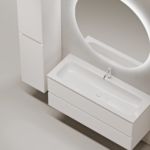 Тумба под раковину Sancos FOLK FL120W 119,5х44,5х50 настенная - фото 5