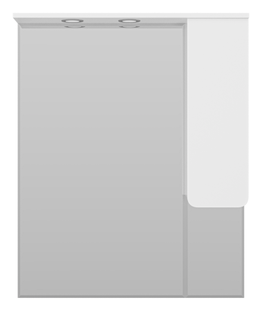 Зеркало-шкаф Misty Чегет П-Чег-02085-01П 80х100 подвесной цвет белый