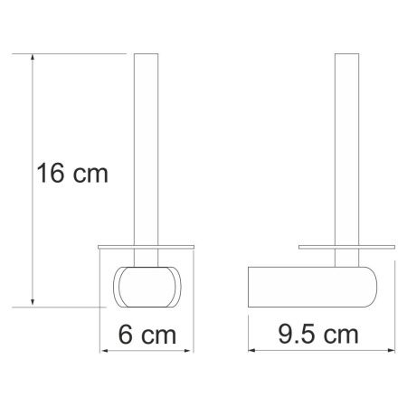 Бумагодержатель WasserKRAFT 6897