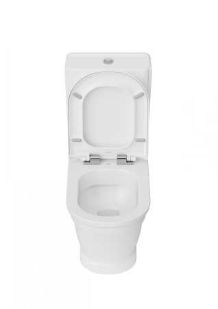 Чаша унитаза напольная Creavit Antik AN360-11CB00E-0000 цвет белый без бачка без сиденья душевой смыв