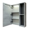 Зеркало-шкаф Comforty Франкфурт 00-00014141CF 60х80 подвесной цвет серый