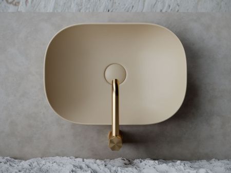 Раковина из сантехнического фарфора Ceramica Nova ELEMENT CN6009MC 50х30 накладная цвет коричневый без отверстий под смеситель