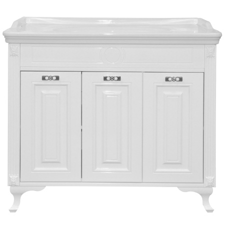 Тумба с раковиной Azario MAGNOLIA CS00068642 100х50х88 цвет белый Тумба с раковиной Azario MAGNOLIA CS00068642 100х50х88 цвет белый