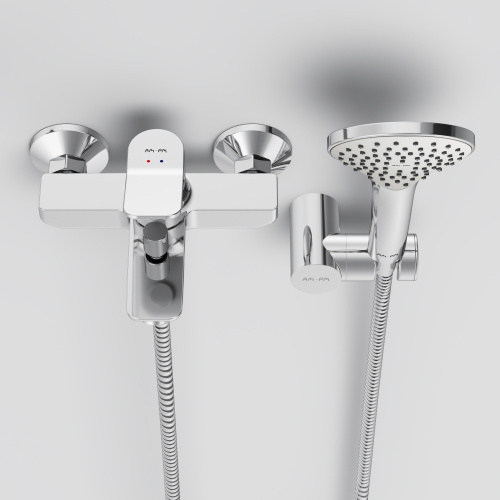 Смеситель для ванны и душа Am.Pm X-Joy F85A15000 настенный хром без термостата - фото 5