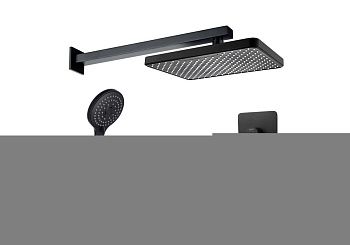 Душевая система Aquatek ВЕГА AQ1072MB встраиваемая в стену цвет черный