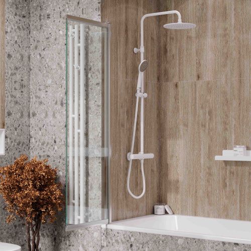 Душевая шторка Reflexion Slider RX15090CCR-22 90x150 стекло прозрачное профиль хром ориентация универсальная - фото 4