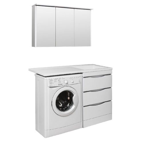 Зеркало-шкаф RUNO Лира 00-00000254 105х70 подвесной цвет белый - фото 4