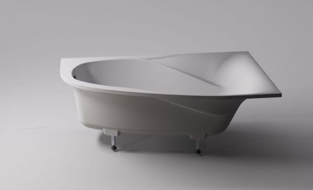 Ванна из литьевго мрамора Astra-Form Селена 01010040 170х100 угловая асимметричная с ножками