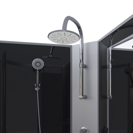 Душевая кабина Niagara Classic 35031434BKT 80х80 четверть круга без крыши ориентация универсальная