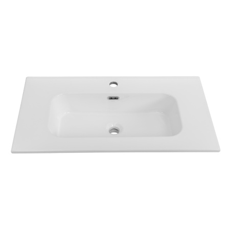 Раковина керамическая Cezares DUET CZR-8095-80 81х46 подвесная цвет белый глянцевый 1 отверстие под смеситель