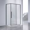 Душевой уголок Vincea Slim-N VSR-4SN8012CLB 120х80 стекло прозрачное профиль черный без поддона