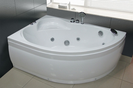 Ванна акриловая Royal Bath ALPINE RB819102L 170х100 пристенная асимметричная без каркаса