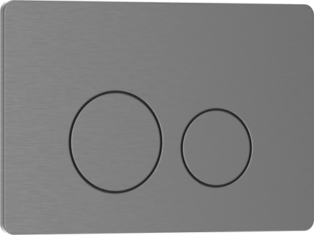 Клавиша смыва механическая Iberica Blanca INOX-O IB.B081.008.000 цвет серый