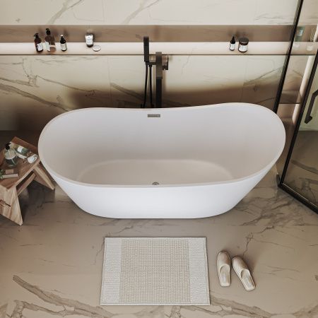 Ванна акриловая Grossman Galaxy GR-2102M 170х75 отдельностоящая овальная с каркасом