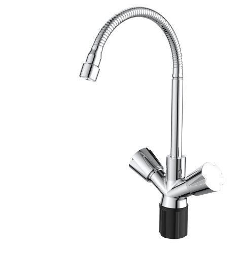 Смеситель для кухни Voda CALM519flex на мойку хром - фото 2