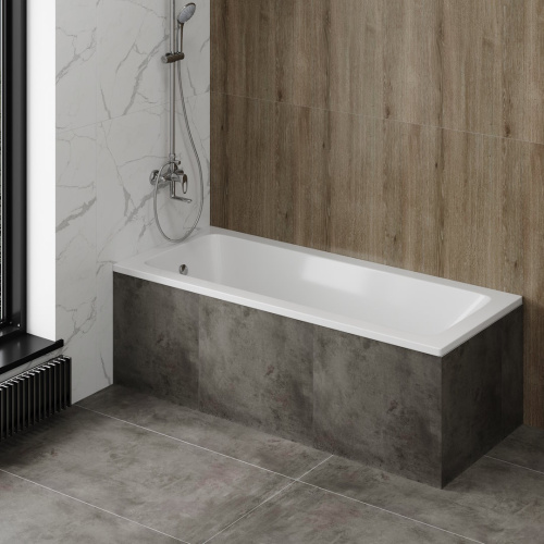 Ванна акриловая Teymi Helmi T30103 170х70 пристенная прямоугольная без ножек - фото 4