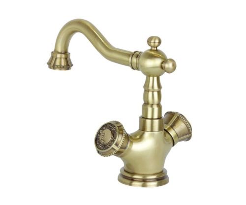 Смеситель Bronze de Luxe ROYAL 10218/1 на раковину бронза - фото 4