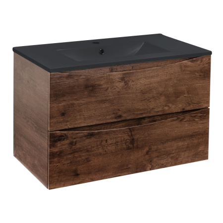 Тумба под раковину Vincea Mia VMC-2MC800RW 81х50х46 подвесная цвет коричневый