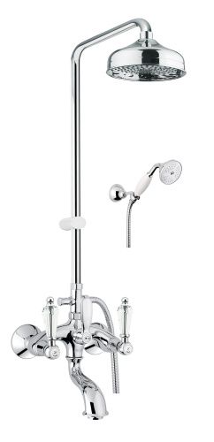 Душевая стойка Fiore 08CR0615 настенная цвет хром - фото 2