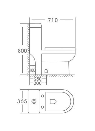 Унитаз-компакт напольный с бачком Stella Polar Кадис SP-00001859 белый с сиденьем микролифт душевой смыв