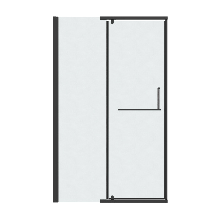 Душевая дверь Grossman Pragma 100.K33.03.110.21.02 110х195 стекло текстурное профиль черный матовый