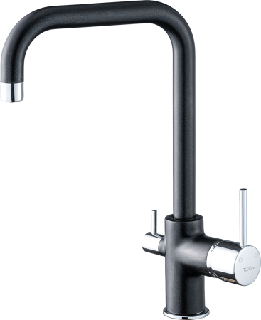 Смеситель для кухни Rivelato 9025208 antracite cromo на мойку черный/хром