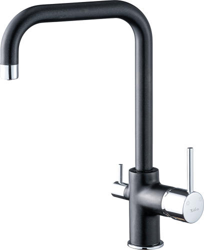 Смеситель для кухни Rivelato 9025208 antracite cromo на мойку черный/хром - фото 2