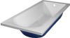 Ванна акриловая C-Bath CBQ009003 180х80 пристенная прямоугольная
