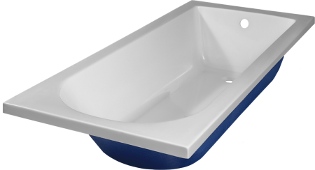 Ванна акриловая C-Bath CBQ009003 180х80 пристенная прямоугольная