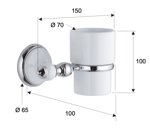 Стакан Remer Epoca EP15CR - фото 2